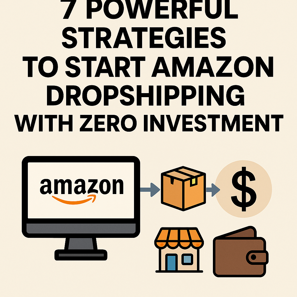 7 Powerful Strategies to Start Amazon Dropshipping with Zero Investment