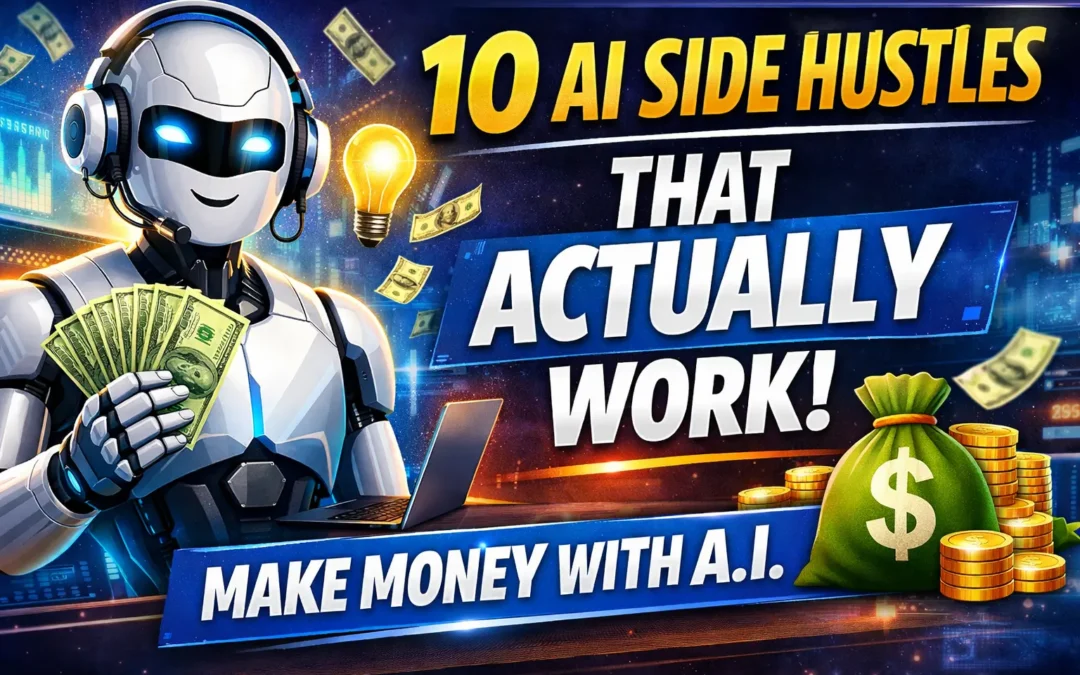 10 AI Side Hustles That Actually Work in 2026 (Beginner-Friendly Guide)