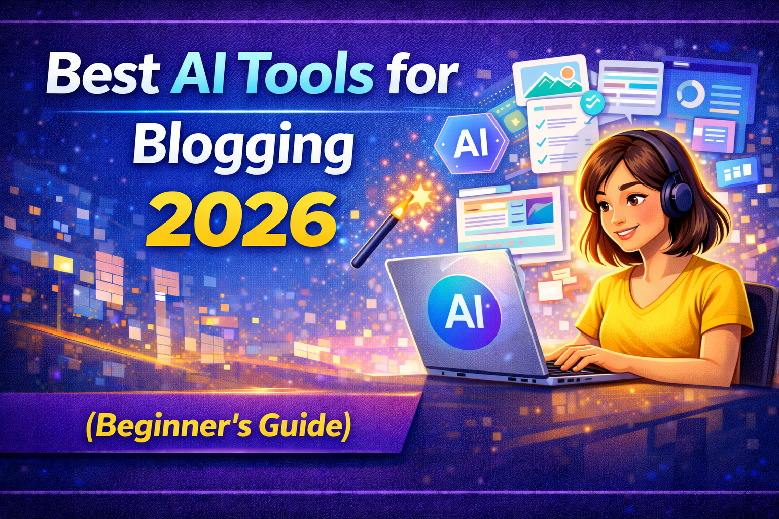 Discover the best AI tools for blogging in 2026. Learn features, pros, cons, and how beginners can create high-quality blog content faster.